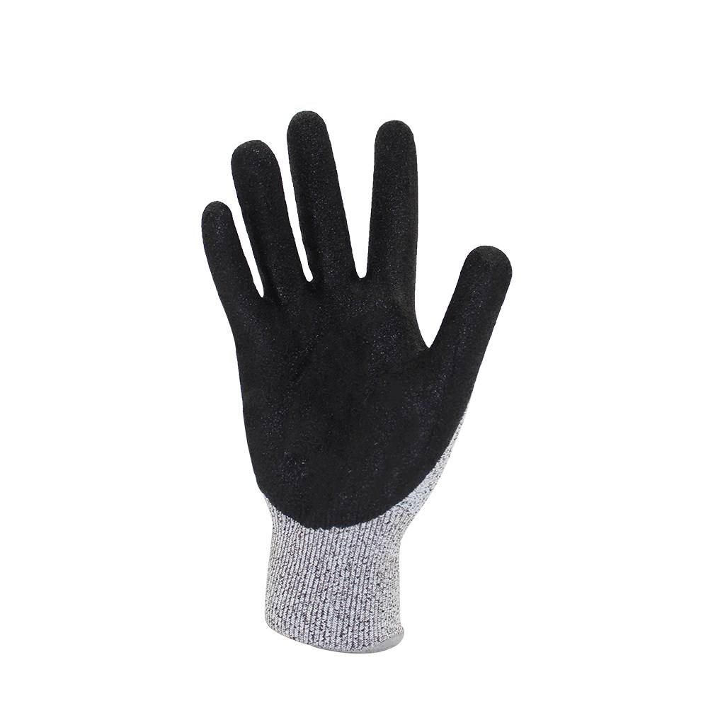 Hegi High Pro Cut Resistant Sandy Foam Nitrile Gloves